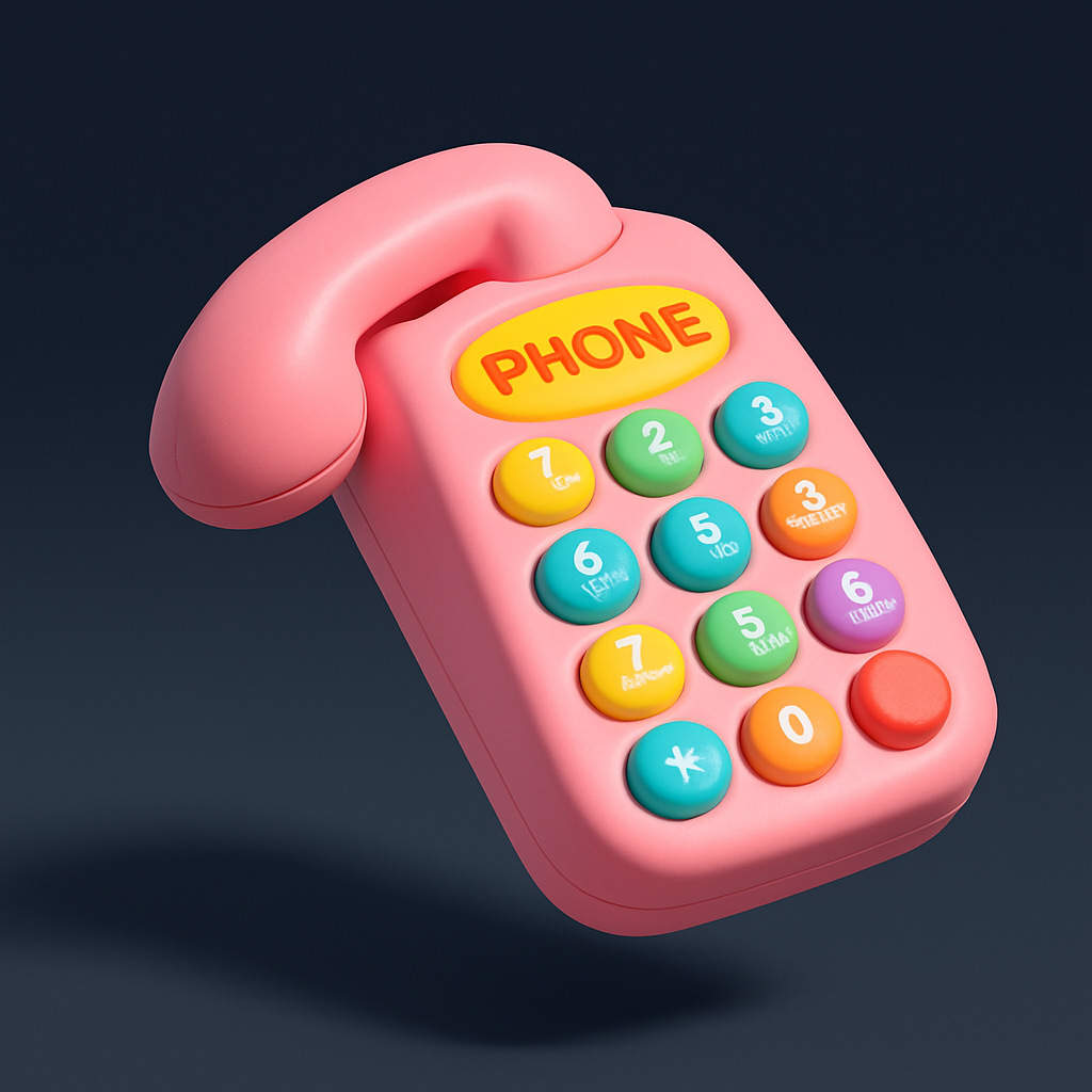 Toy Phone Angle View